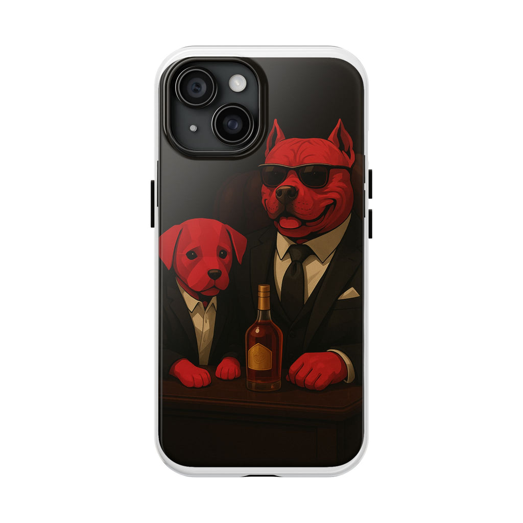 Sleek Dog-Inspired Phone Case - Tough & Stylish, Pet Lover Gift, Unique Dog Art, Protective Phone Cover, Modern Design, Gift for Him/Her
