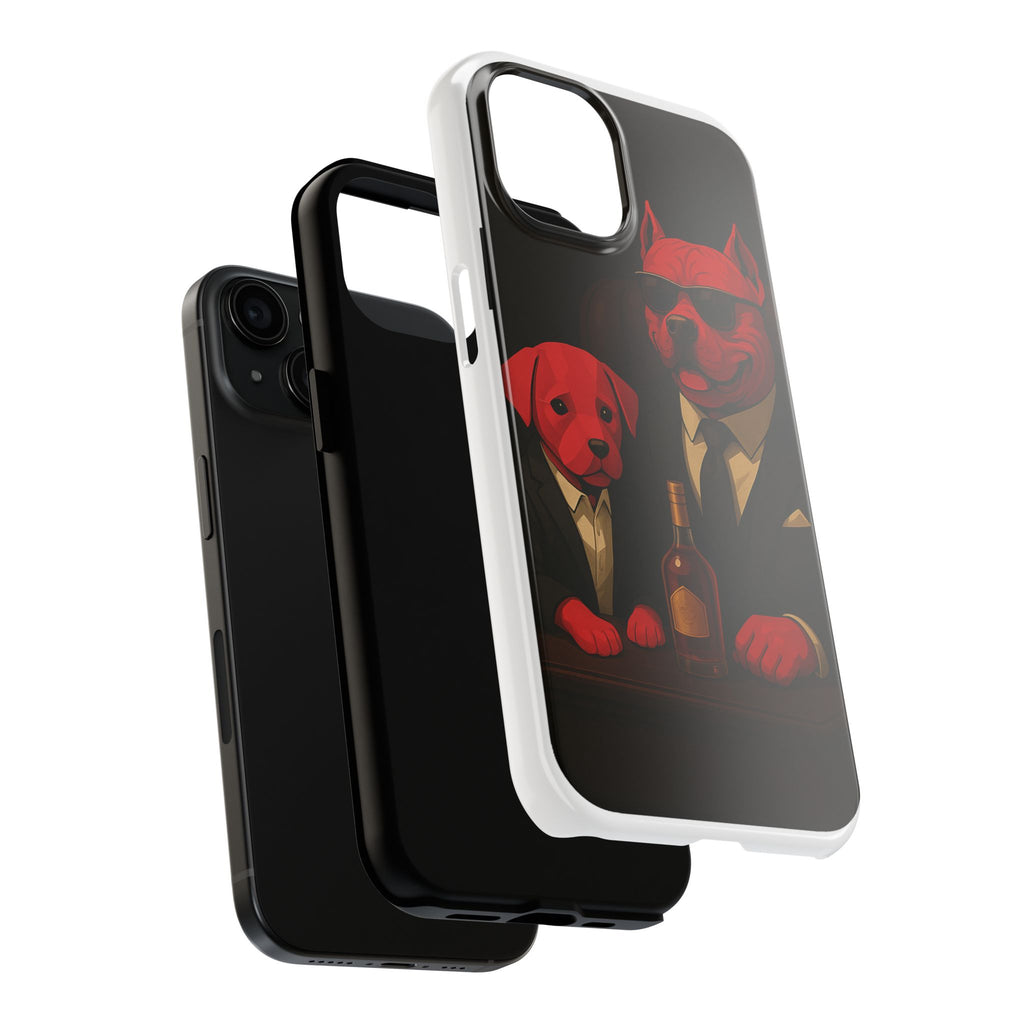 Sleek Dog-Inspired Phone Case - Tough & Stylish, Pet Lover Gift, Unique Dog Art, Protective Phone Cover, Modern Design, Gift for Him/Her