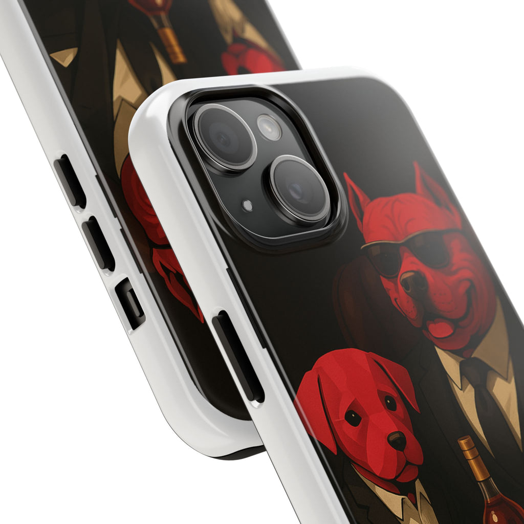 Sleek Dog-Inspired Phone Case - Tough & Stylish, Pet Lover Gift, Unique Dog Art, Protective Phone Cover, Modern Design, Gift for Him/Her